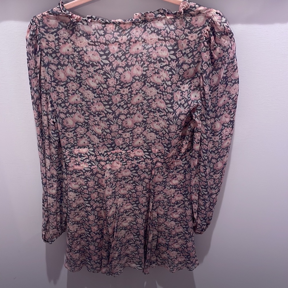 LoveShackFancy long sleeve printed mini dress - Picture 6 of 6